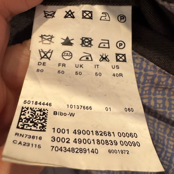 Boss Orange Gray Sport Jacket Size 40R - Picture 10 of 11